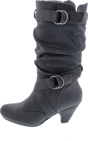 Link Little Girl's Pauline-38 Kitten Heel Boots with Decorative in Saudi Arabia