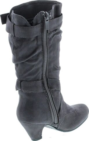 Link Little Girl's Pauline-38 Kitten Heel Boots with Decorative in Saudi Arabia