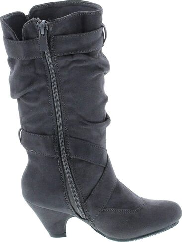 Link Little Girl's Pauline-38 Kitten Heel Boots with Decorative in Saudi Arabia