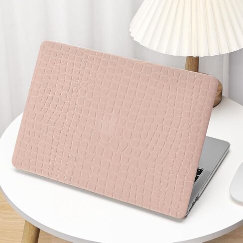 Seorsok Compatible withMacBook Air 13.6 inch Case 2022 Release A2681 M2 Chip with Liquid Retina Display & Touch ID,Gold Heart Plastic Hard Shell Case with Keyboard Cover,Pink Heart in Saudi Arabia