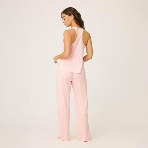 PJ Salvage Women's [Amazon Exclusive] Cool Touch Jersey Open Leg 2 قطعة PJ in Saudi Arabia