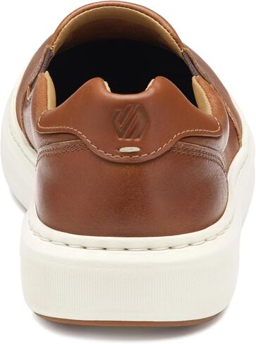 Johnston & Murphy Men's Anders Slip-on Recoers ، Tan ، Disual ، Heel Flat ، Round Toe ، All Seasons ، Leather ، Trufoam Insole in Saudi Arabia