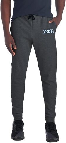 Jogger Sweatpants المرخص رسميًا للجنسين للرجال والنساء مع جيوب الشعار الأساسي الشعار هيذر مجموعة هيذر in Saudi Arabia