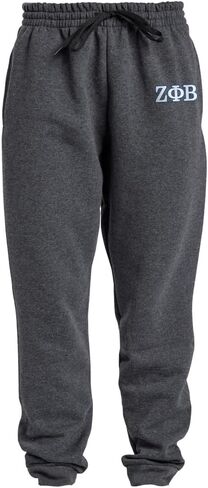 Jogger Sweatpants المرخص رسميًا للجنسين للرجال والنساء مع جيوب الشعار الأساسي الشعار هيذر مجموعة هيذر in Saudi Arabia