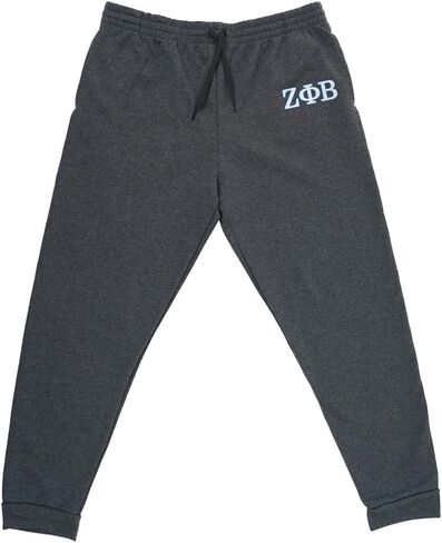 Jogger Sweatpants المرخص رسميًا للجنسين للرجال والنساء مع جيوب الشعار الأساسي الشعار هيذر مجموعة هيذر in Saudi Arabia