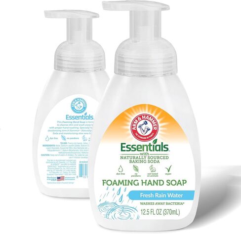 Arm & Hammer 6 Pack Foaming Hand Soap for Skin Cleaning - Ruby Red Grapefruit Scent - Hand Soap Pump with Aloe Vera & Different Ingredients 12.5 Fl Oz (370mL) in Kuwait