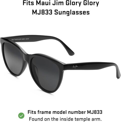 العدسات البديلة للاستعادة لماوي جيم المجد Glory MJ833 نظارة شمسية ، والخيارات المستقطبة ، ومكافحة الخدش ، ومقاومة التأثير in Saudi Arabia
