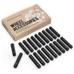 20pcs Extended Black Wheel Stud Conversion - 14x1.25 to 14x1.25, 92mm Total Length, 75mm Shank Length - Compatible with BMW Vehicles (Ensure Vehicle uses 14x1.25 Bolts) Screw Adapter in Kuwait