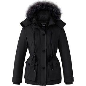 ZSHOW Women's Winter Coat Warm Quilted Puffer Jacket Thicken Parka with Removable Hood (Regular and Plus Size) in Kuwait