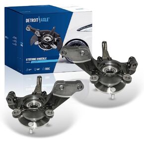 Detroit Axle - Front Touring Knuckles Wheel Bearing Hub لعام 2013-2019 Nissan Versa Note ، مجموعة محمل Wheet Bearing Assembly 2014 2015 2015 2017 2018 استبدال in Saudi Arabia