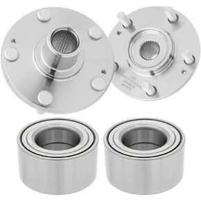 [2-Pack] SPK988 & 510093 - Front Wheel Hub Bearing Compatible with [Hyundai] 2011-2016 Elantra, 2013-2017 Elantra GT, 2012-2017 Veloster, [Kia] 2014-2017 Forte, 2014-2016 Forte Koup, 2014-2016 Forte5 in Kuwait