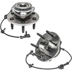 محور ديترويت - مراكز الحامل الأمامية 4WD لـ CHEVY GMC Silverado Sierra Avalanche Suburban Yukon XL 1500 Tahoe Express Savana 2500 Cadillac Escalade Exv ، محمل عجلة بديلة ومحاور المحاور in Saudi Arabia