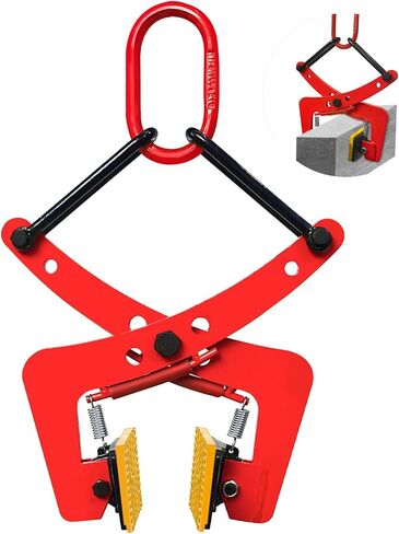 Granite Lifting Clamp 6", 350kg Stone Lifting Clamps 40mm-180mm, Vertical Stone Clamps, Heavy Duty Stone Carrying Clamps for Lifting and Transporting Concrete Block Granite Slab Stone Slab in Saudi Arabia