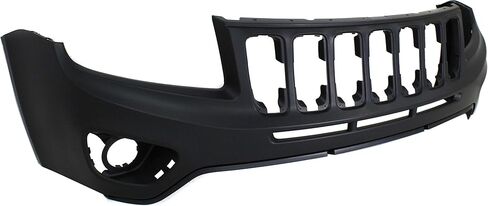 Garage-Pro Bumper Cover Set Compatible with Jeep Compass 2011-2017, Front, Upper and Lower, (Upper - Primed, Lower - Textured) - MK Platform, For models without Tow Hooks in Saudi Arabia