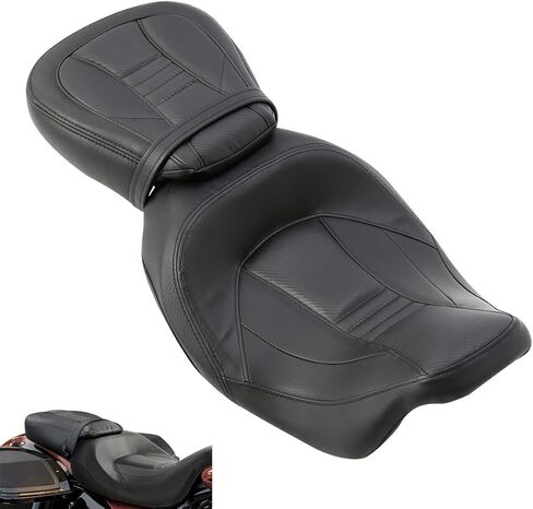XFMT Leather Leather Pillion Pillion Rider Rider Set for Harley Touring Road King Street Glide Road Glide Electra Glide 2009-2022 in Kuwait
