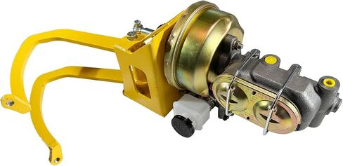 7" Universal Power Brake Booster Master Cylinder Assembly for Most Street Rod Car and Truck Ford, Chevy, Plymouth, Olds, Buick, and Studebaker W/Clutch Pads for Disc/Disc/Disc/Drum in Saudi Arabia