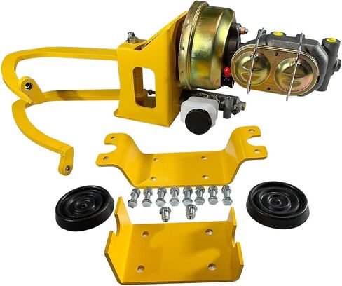 7" Universal Power Brake Booster Master Cylinder Assembly for Most Street Rod Car and Truck Ford, Chevy, Plymouth, Olds, Buick, and Studebaker W/Clutch Pads for Disc/Disc/Disc/Drum in Saudi Arabia