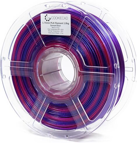 ABS Filament 1.75mm 1kg Iridescent 3D Printer Filament - Witches Blue Elixir ABS in Saudi Arabia