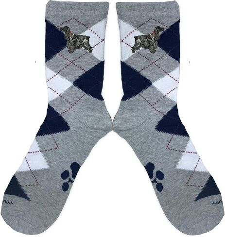 Embroidered Unisex Argyle Socks - Comfortable and Fashionable Socks for Men and Women in Saudi Arabia