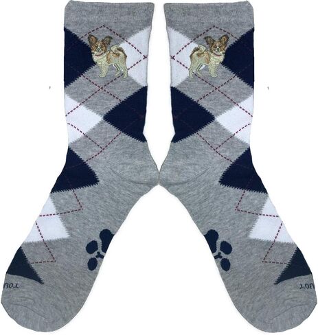 Embroidered Unisex Argyle Socks - Comfortable and Fashionable Socks for Men and Women in Saudi Arabia