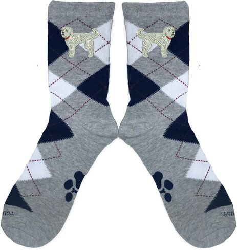 Embroidered Unisex Argyle Socks - Comfortable and Fashionable Socks for Men and Women in Saudi Arabia