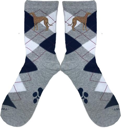 Embroidered Unisex Argyle Socks - Comfortable and Fashionable Socks for Men and Women in Saudi Arabia