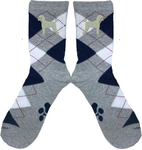 Embroidered Unisex Argyle Socks - Comfortable and Fashionable Socks for Men and Women in Saudi Arabia