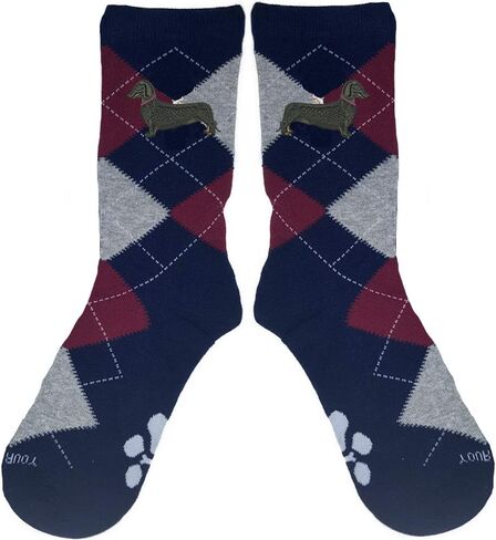 Embroidered Unisex Argyle Socks - Comfortable and Fashionable Socks for Men and Women in Saudi Arabia