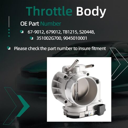 Electronic Throttle Body Fit for Hyundai Sonata 2011-2014, for Santa Fe Sport 2013-2016, for Tucson 2014-2015, for Kia Optima 2011-2015, for Sorento 2012-2015, for Sportage 2014-2015 2.4L in Saudi Arabia