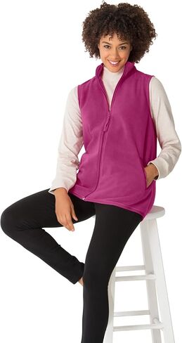 امرأة ضمن زائد الحجم zip-pront microfleece سترة طواف طويلة الصوف in Saudi Arabia
