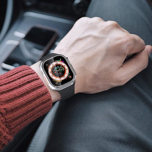 حافظة حماية شاشة ناعمة من Simpeak متوافقة مع ساعة Apple Watch 38mm Series 2 Series 3، عبوة من قطعتين، من جميع النواحي، أسود+أسود in Saudi Arabia