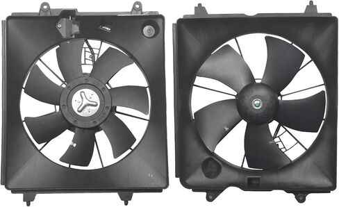 مجموعة مروحة التبريد المبرد 12V للمحرك المتوافق مع Honda CR-V 2007 2008 ، مروحة الرادياتير الكهربائية ، محرك استبدال السيارات HO3115139 ، HO3110116،19015-RZA-A01 ، HO312010202،38615-RZA-A01 in Saudi Arabia