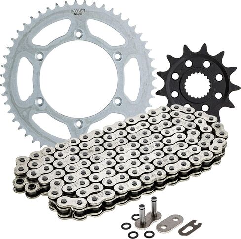 كومبو سلسلة ضرس محرك متخصص في Yamaha YZ250FX Front 13 الخلفية 51 الأسنان 520 O-Ring 114 Links in Saudi Arabia