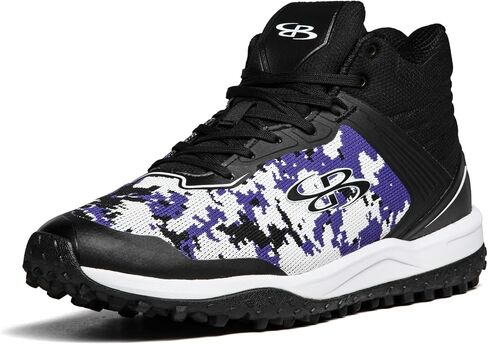 Boombah Viper Pureknit Men's Turf Mid Shoes - Digital Camo - Multiple Color Options - Multiple Sizes in Saudi Arabia