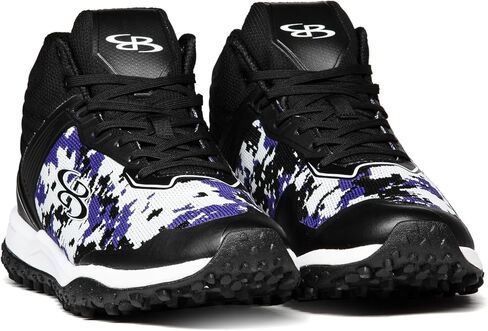 Boombah Viper Pureknit Men's Turf Mid Shoes - Digital Camo - Multiple Color Options - Multiple Sizes in Saudi Arabia