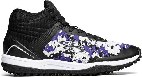 Boombah Viper Pureknit Men's Turf Mid Shoes - Digital Camo - Multiple Color Options - Multiple Sizes in Saudi Arabia