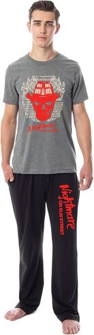 Intimo Nightmare on Elm Street Mens 'Freddy Krueger Fire Film Set Pajama set in Saudi Arabia