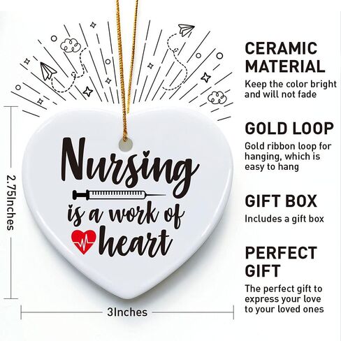 Nurse Appreciation Gifts, A Truly Great Nurse is Hard to Find, Ornament Keepsake Sign Heart Plaque Retirement Goodbye Farewell Thank You Gift for Nurse, Nurse Gifts for Nursing Graduation Student in Saudi Arabia