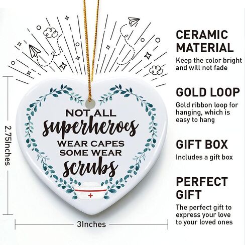 Nurse Appreciation Gifts, A Truly Great Nurse is Hard to Find, Ornament Keepsake Sign Heart Plaque Retirement Goodbye Farewell Thank You Gift for Nurse, Nurse Gifts for Nursing Graduation Student in Saudi Arabia