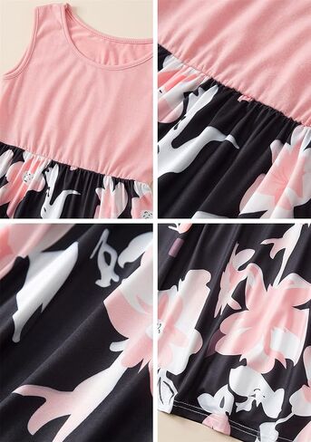 BOFETA Family Matching Dress Holiday Summer Printed Dress Floral Beach Cute Long Dress in Saudi Arabia