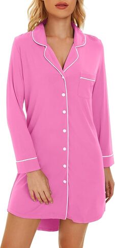 Wiwi Lightgowns للنساء Viscose من قميص النوم الطويل الخيزران S-XXL in Kuwait