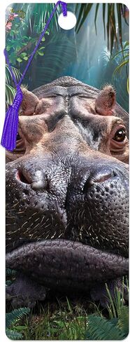 Bookmark - Gaze from Deluxebase. A Wolf book marker with lenticular 3D artwork licensed from renowned artist Joh Naito in Kuwait