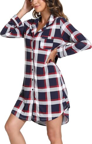 Wiwi Lightgowns للنساء Viscose من قميص النوم الطويل الخيزران S-XXL in Kuwait