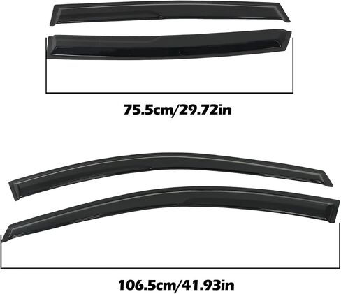 munirater Window Visors Vent Sun Shade Rain Guards Deflector Replacement for 2007 2008 2009 2010 2011 CR-V in Saudi Arabia