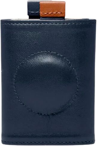 The Frenchie Co. Air Tag Speed Wallet Mini ، حامل بطاقة حظر RFID للغاية ، محفظة جيب أمامية الحد الأدنى للرجال والنساء ، مصنوعة من جلد إيطالي كامل الحبوب in Kuwait