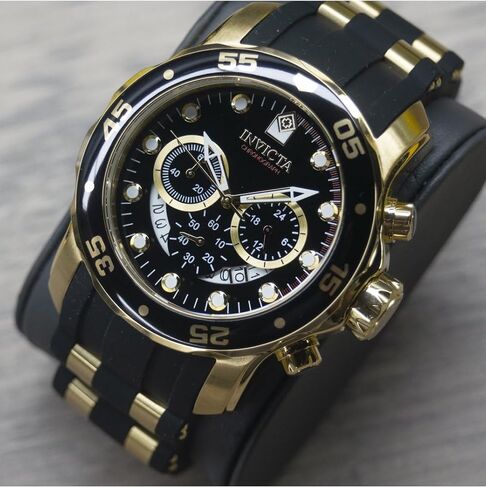 Invicta Men's 17566 Pro Diver Analog Display Swiss Quartz Black Watch in Kuwait