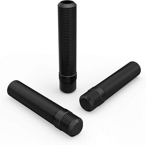 20pcs Extended Black Wheel Stud Conversion - 14x1.25 to 14x1.25, 92mm Total Length, 75mm Shank Length - Compatible with BMW Vehicles (Ensure Vehicle uses 14x1.25 Bolts) Screw Adapter in Kuwait