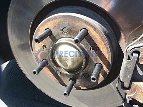 20pcs Extended Black Wheel Stud Conversion - 14x1.25 to 14x1.25, 92mm Total Length, 75mm Shank Length - Compatible with BMW Vehicles (Ensure Vehicle uses 14x1.25 Bolts) Screw Adapter in Kuwait