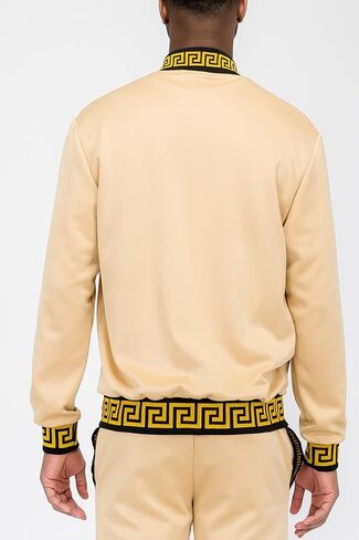 Weiv Mens Lion Head Aztec Status Track Jacket Casual Zip Up Jacket in Kuwait