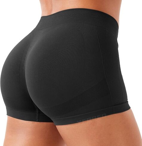 Yeoreo Women Womenout Strings Booty Shorts منخفضة الارتفاع 2.5 "Scrunch بعقب رفع راكب الدراجة النارية الصالة الرياضية الساخنة سبانديكس لليوغا الجري in Saudi Arabia